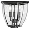 Z-Lite Westover 3 Light Outdoor Post Mount Fixture, 33.25in. W x 125.75in. H, Black 580PHB-4-564P-BK - alternate 2